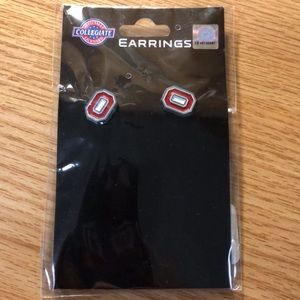Ohio State earrings